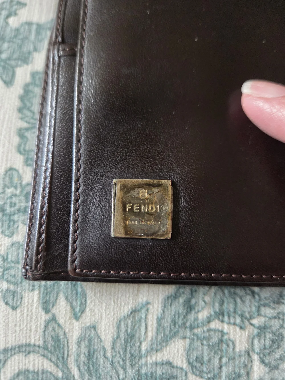 ❣️Vintage Fendi Zucca Canvas Trifold Continental Wallet❣️